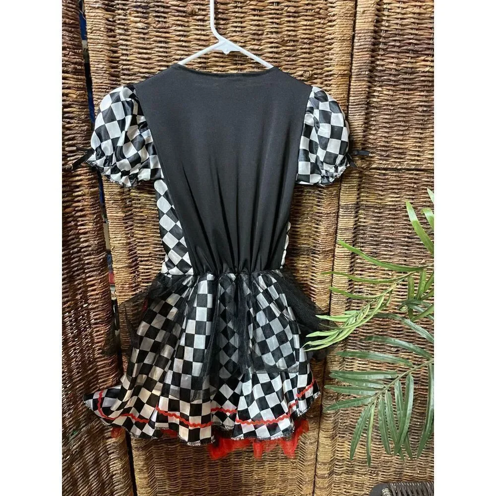 Queen of Hearts Girls Halloween Costume 10/12